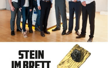 Uznanie konstruktorów dla elementu Schöck Tronsole. Nagroda Stein im Brett