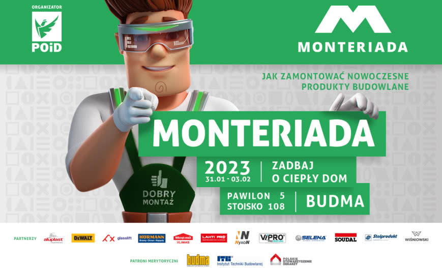 MONTERIADA już od 31 stycznia na targach BUDMA