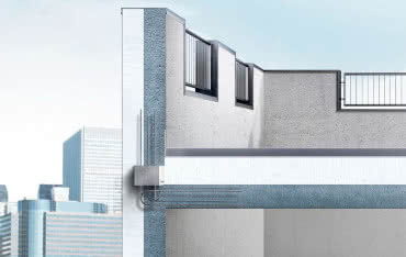 Isokorb AXT - izolacja attyk i balustrad 