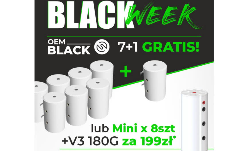 OEM Energy Black Week 2025: promocja na zbiorniki buforowe!